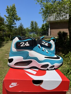 Nike Air Griffey Max Aqua Aquamarine Blue White Black Men's Size 