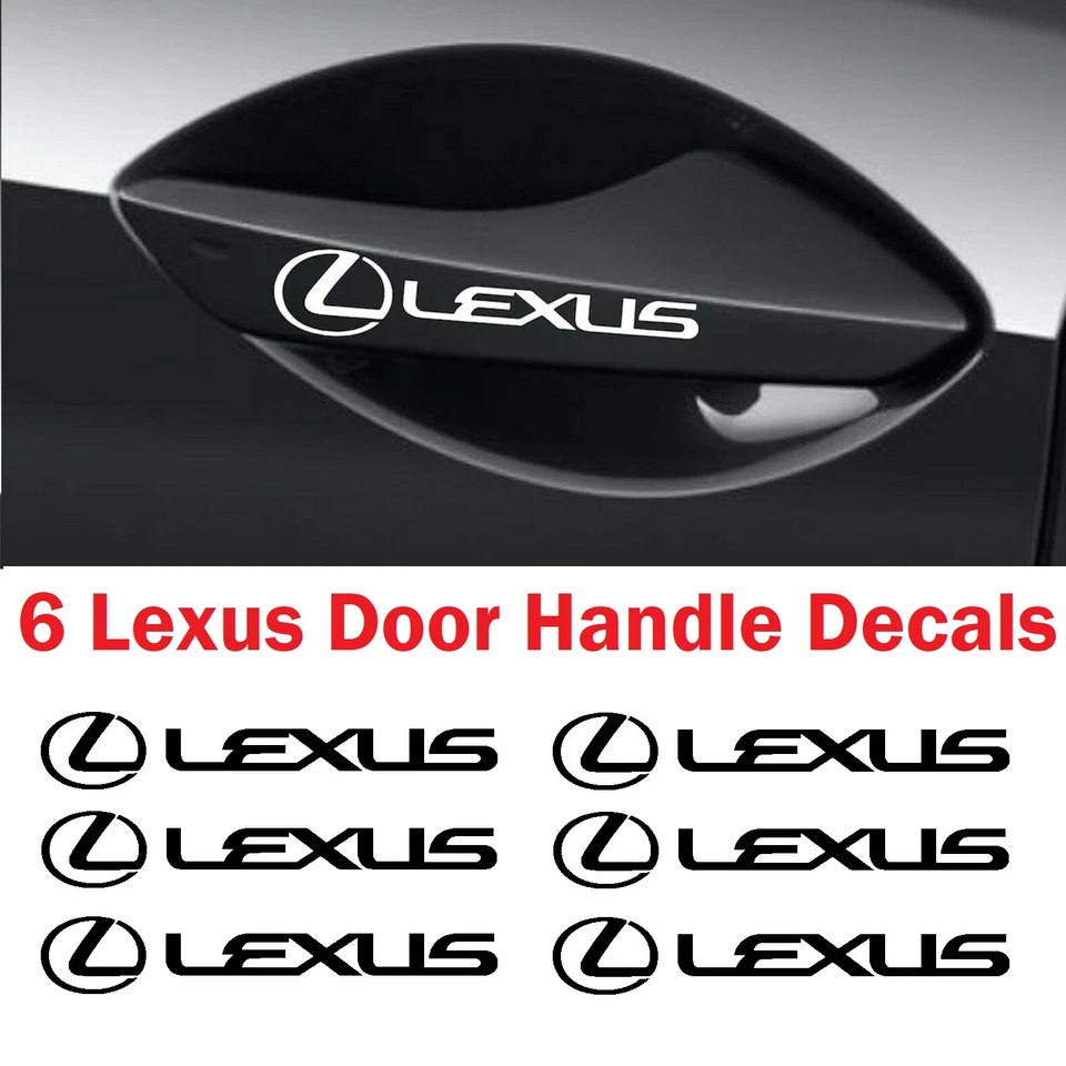 Lexus Sticker Handle Decal GX RC GS IS200 Vinyl Die Cut **FAST FREE SHIPPING**