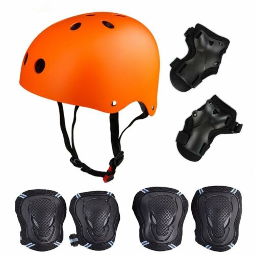 Helmpolster Set Fahrradhelm Skate Helm Knie- und Ellenbogenschoner Erwachsene Handgelenkschutz - Bild 13 von 36
