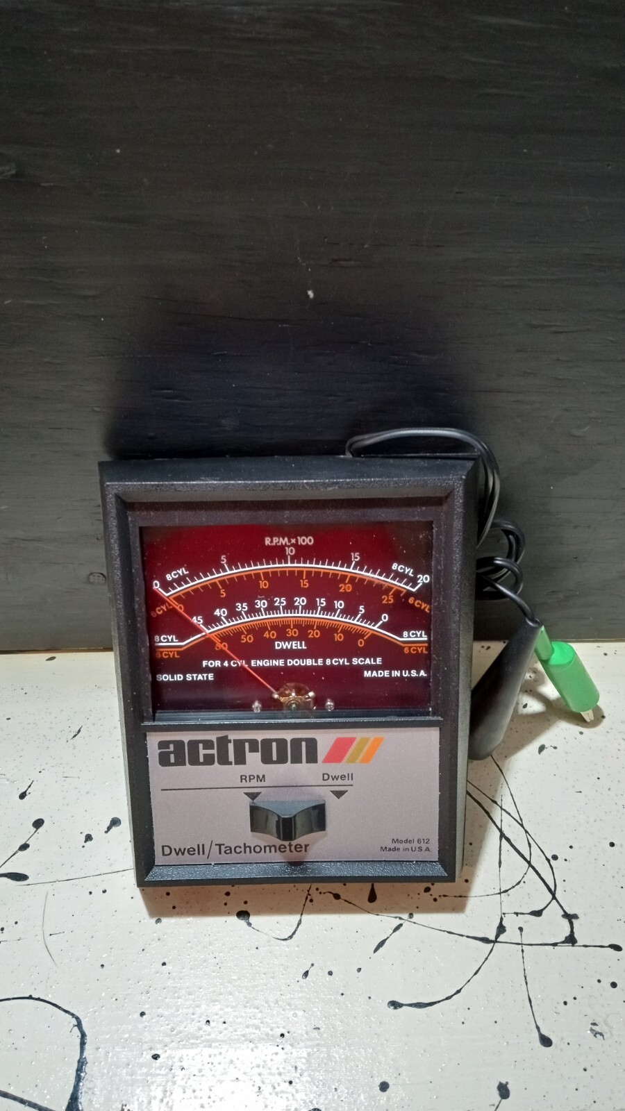 Actron Dwell Tachometer Model 612 Made In USA eBay