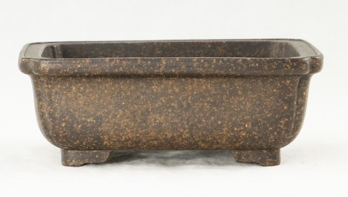 Fine Gutonni Zisha Cactus & Succulent Mame Bonsai Pot 4.75"x 3.75"x 1.75" + Mesh - Picture 2 of 4