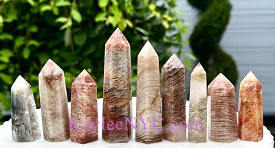 Wholesale Lot 1 Lb Natural Thousand Layer Phantom Quartz Tower Point Crystal