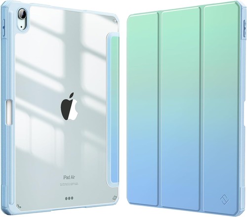 Funda delgada híbrida para iPad Air 11 pulgadas M2 2024 cubierta a prueba de golpes carcasa trasera transparente - Imagen 41 de 45