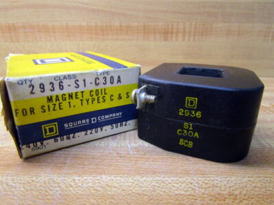 Square D 2936-S1-C30A Coil 2936S1C30A