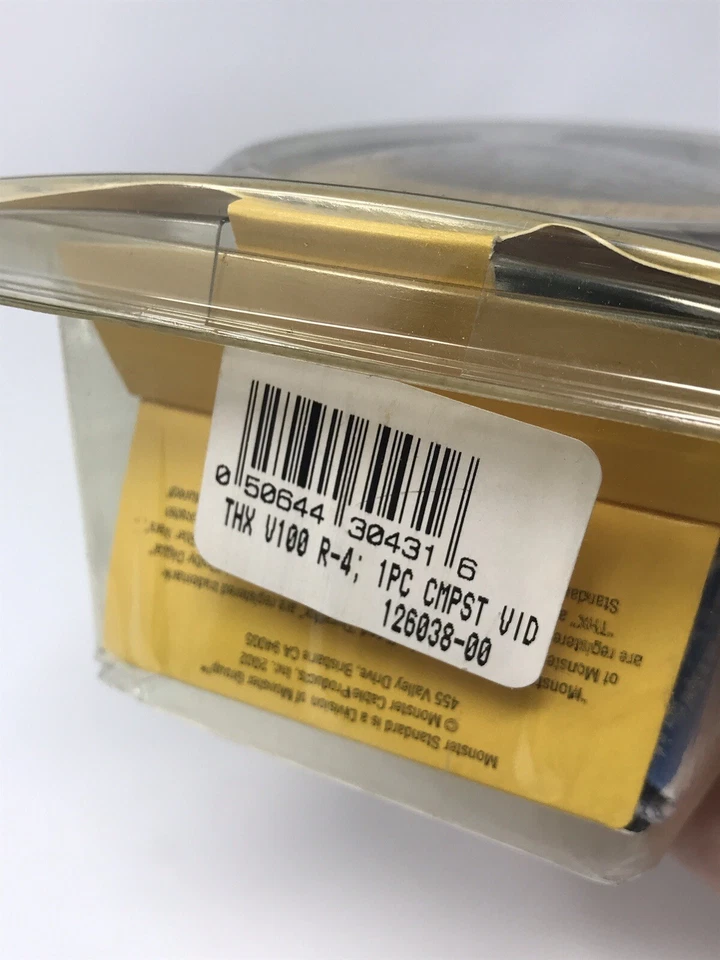 Monster Standard THX Certified Composite Video Cable for DVD VCR or TV 4' - Image 3 of 3