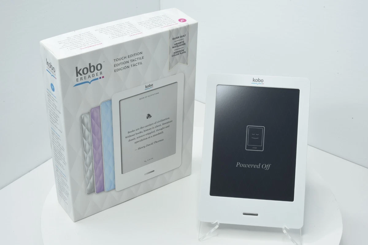 Kobo eReader N905-KBO-S Touch Edition 1GB 6” E Ink Display Silver