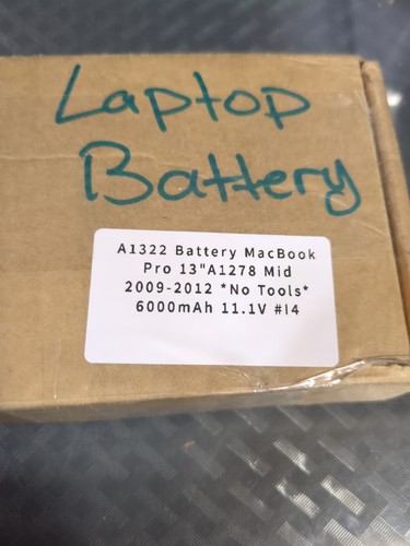 A1322 Battery MacBook Pro 13"A1278 Mid 2009-2012 *No Tools* 6000mAh 11.1V #I4 - Picture 3 of 3