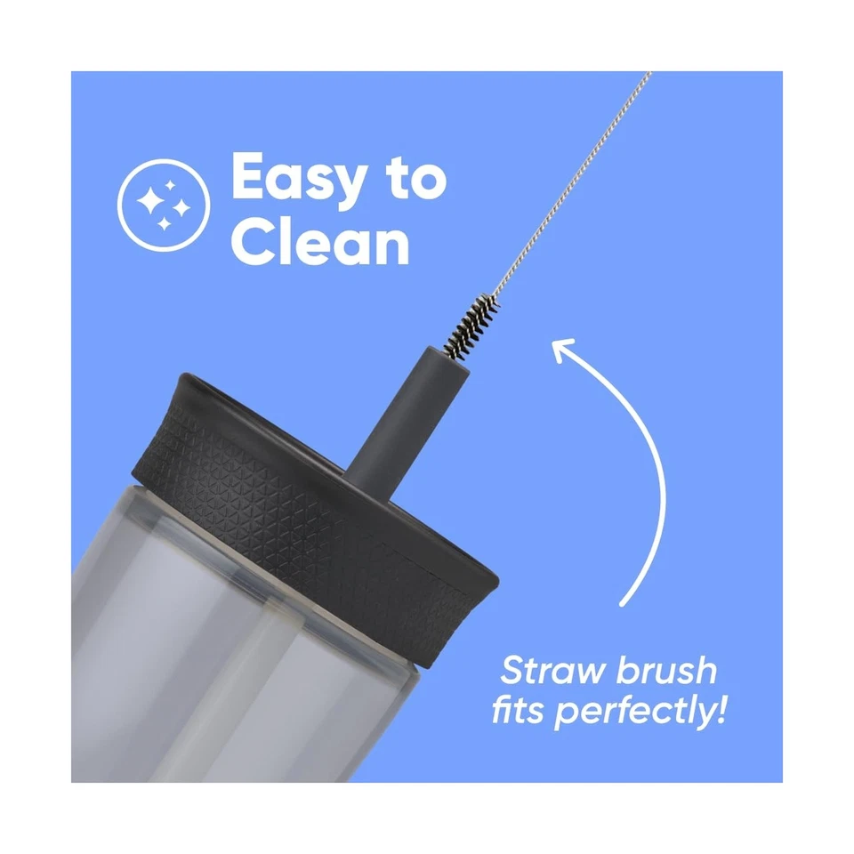 Owala Kids пластиковый стакан без бисфенола с устойчивой к проливам гибкой соломинкой, легко... - Изображение 4 из 4