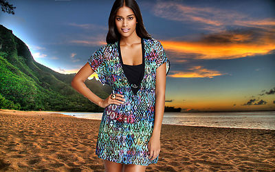 gottex beach dress Profile by Gottex Canvas Wrap Sun Dress Ruffle Trim Beach Cover-Up – Letay  Store