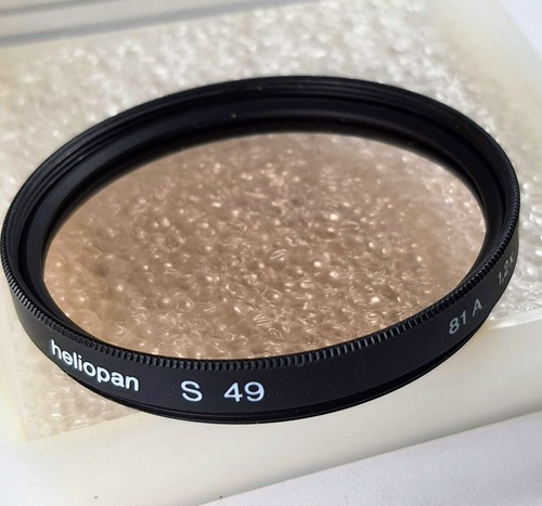 Heliopan 49mm 81A Color Conversion Coated Lens Filter 49 mm ES-49 Germany Warm - Picture 5 of 6