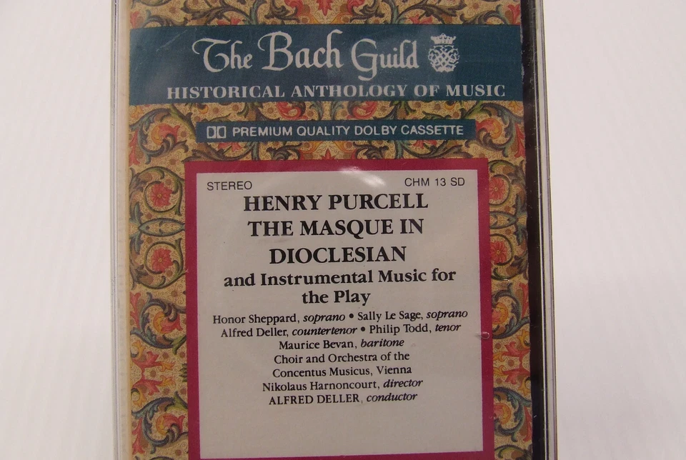 Henry Purcell - The Masque in Dioclesian (Cassette) The Bach Guild - Image 2 of 4