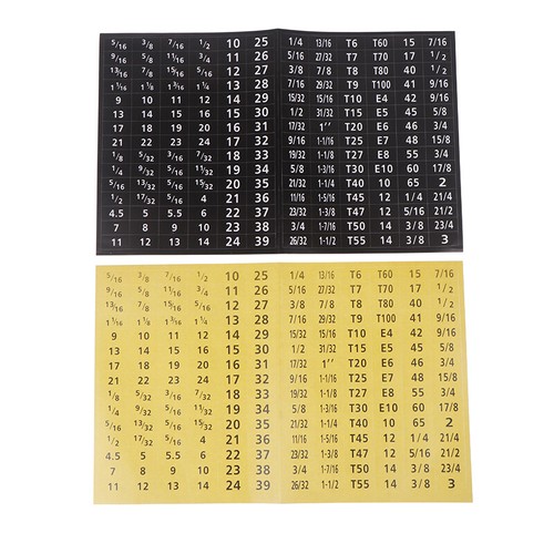 180 Pcs/set Master Socket Quick & Easy Reminder Label Stickers Chrome Decal Tags - Afbeelding 8 van 13