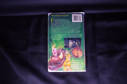 A Walt Disney Masterpiece Collection The Lion King VHS Tape Home Video - Picture 2 of 4