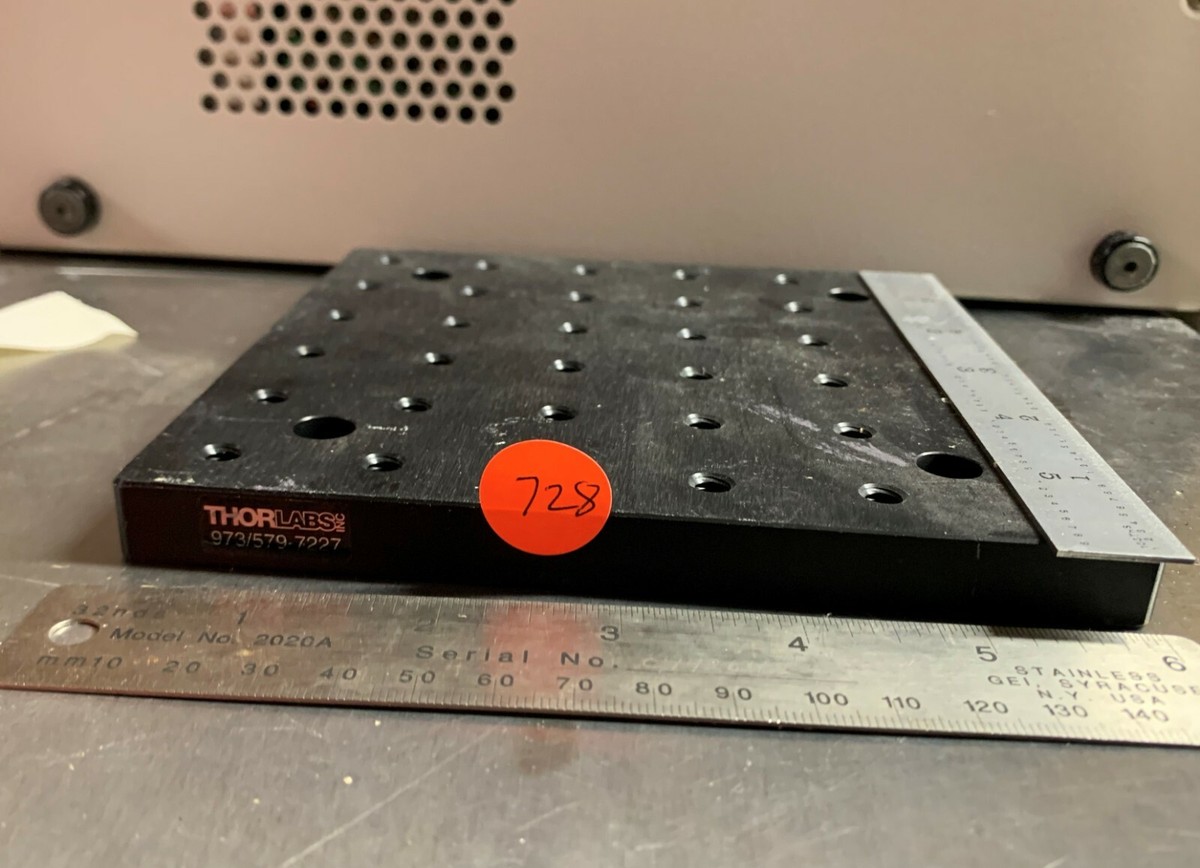 THORlabs 973/579-7227 Optical Bread Board Stage Plate Base | eBay