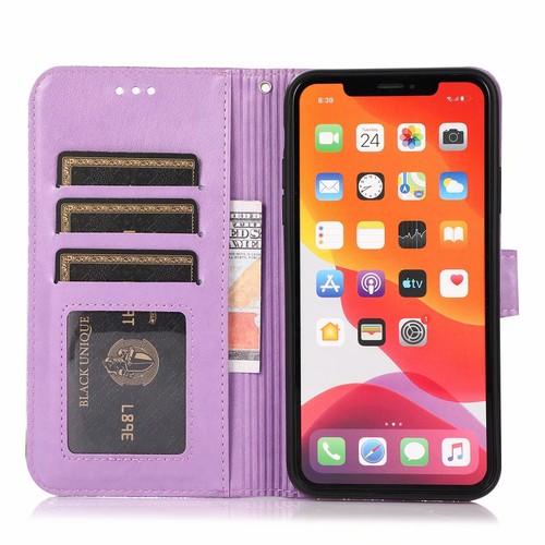 For iPhone 16 16e 15 14 13 12 Pro Max Plus Wallet Case Leather Cards Flip Cover - Picture 30 of 35