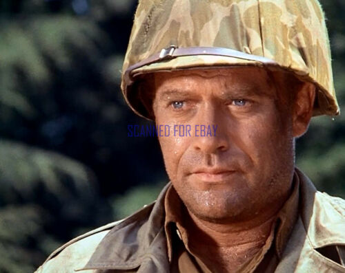 COMBAT! RARE PHOTO OF VIC MORROW IN TV CLASSIC