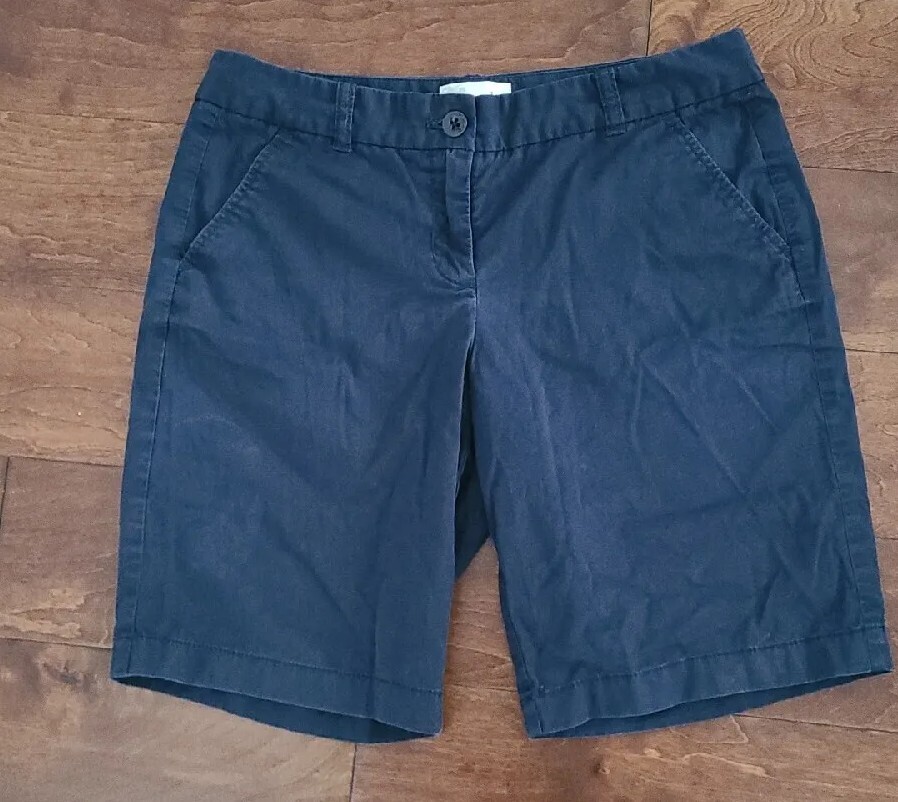 J. Crew Women's Size 2 Navy Blue Bermuda Shorts eBay