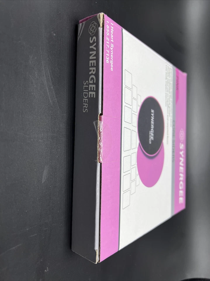 Synergee | Deslizadores de núcleo rosa | Doble cara - Suelos de madera dura y alfombrados Foto 3 de 4