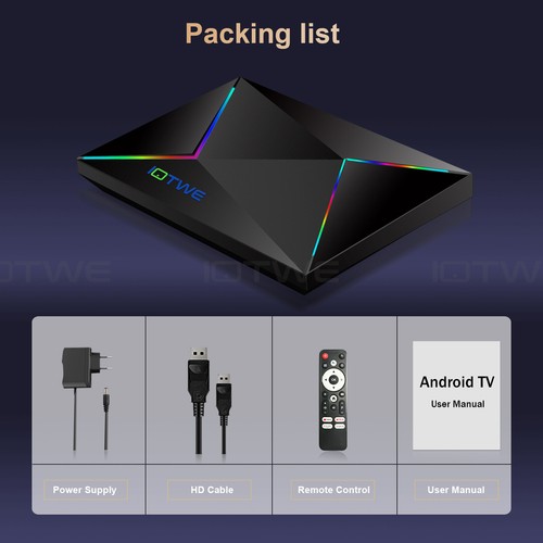 NEW Smart TV BOX Android14.0 32GB 1000M 2.4G/5G WIFI Media Player Octa Core 2025 - Picture 12 of 12