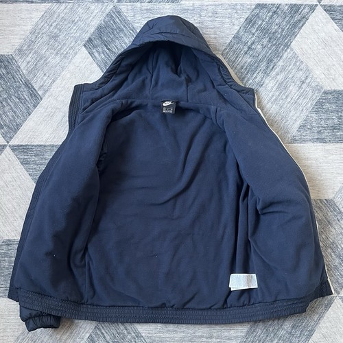 Nike Sportswear Thermore Synthetic Fill Jacket Men's S Full Zip Hooded Navy Blue - Bild 3 von 9