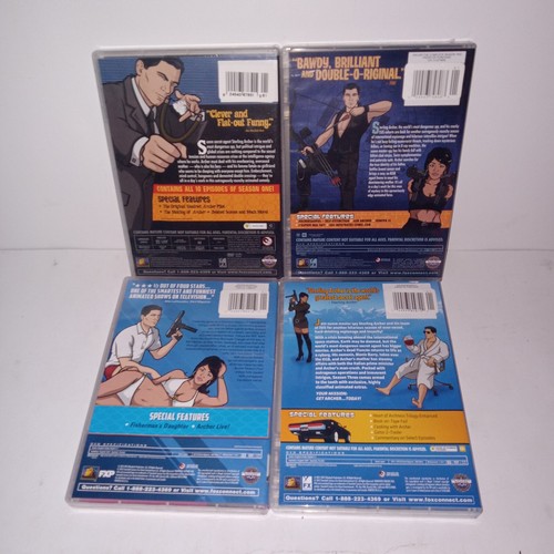 Archer TV Series Season 1 - 4 One Two Three Four on DVD 1, 2, 3, 4 - Picture 2 of 14
