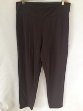 Fresh Produce Brown Rayon Stretch Swing Pants - size Large
