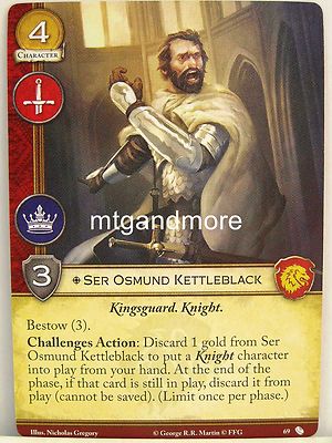 A Game of Thrones 2.0 LCG - 1x #069 Ser Osmund Kettleblack - The Red Wedding