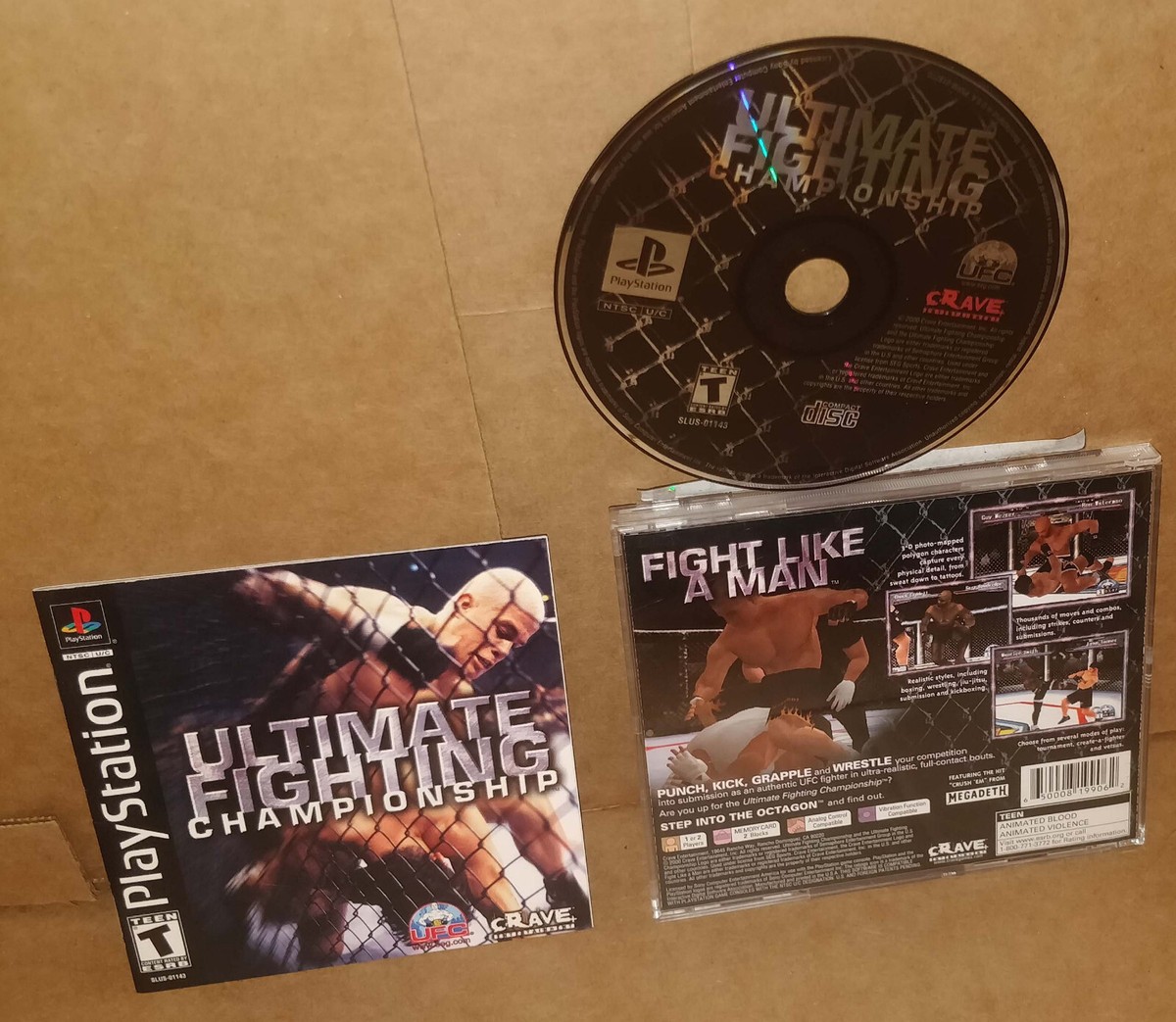 UFC Ultimate Fighting Championship PS1新品 Ultimate Fighting Championship (Sony PlayStation 1) PS1 CIB