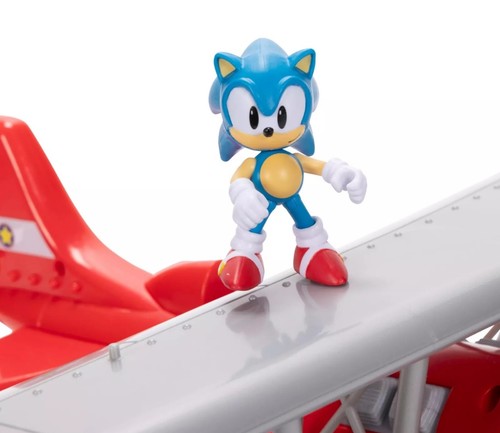 Sonic The Hedgehog Tornado Biplane Playset, Sonic, Spinning Propeller, Sounds 🆕 - Picture 4 of 12