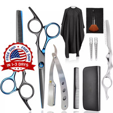 Set Tijeras Profesionales Para Cabello Peluqueria De Barbero Corte De Pelo Capa.