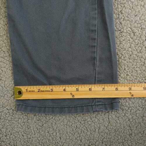 Levis Pants Boys 18 Regular 29x29 Faded Blue 505 Straight Leg Cotton Chino Jeans - Picture 8 of 14
