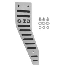 VW GOLF MK7 GTD FOOTREST R32 TURBO EXCLUSIVE WITH OEM BLACK RUBBER BACKING-FR028