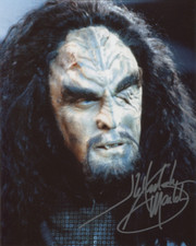 J. G. HERTZLER as Martok - Star Trek; DS9 8"x10" GENUINE SIGNED AUTOGRAPH
