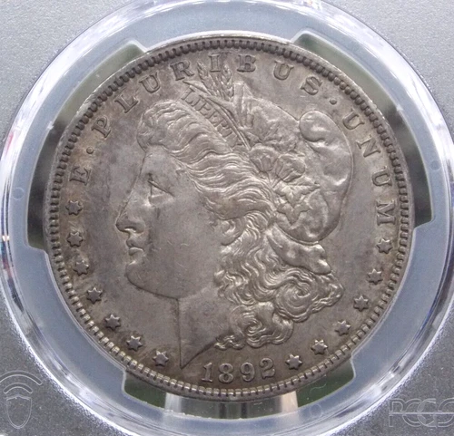 1892 "P" Morgan SILVER Dollar $1 PCGS XF Details #551 Extra Fine ECC&C, Inc.
