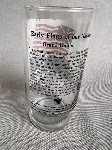 4 bicchieri vintage 1973 bandiere della nostra nazione serie vetro 1 12 oz patriottico - Foto 9 di 11