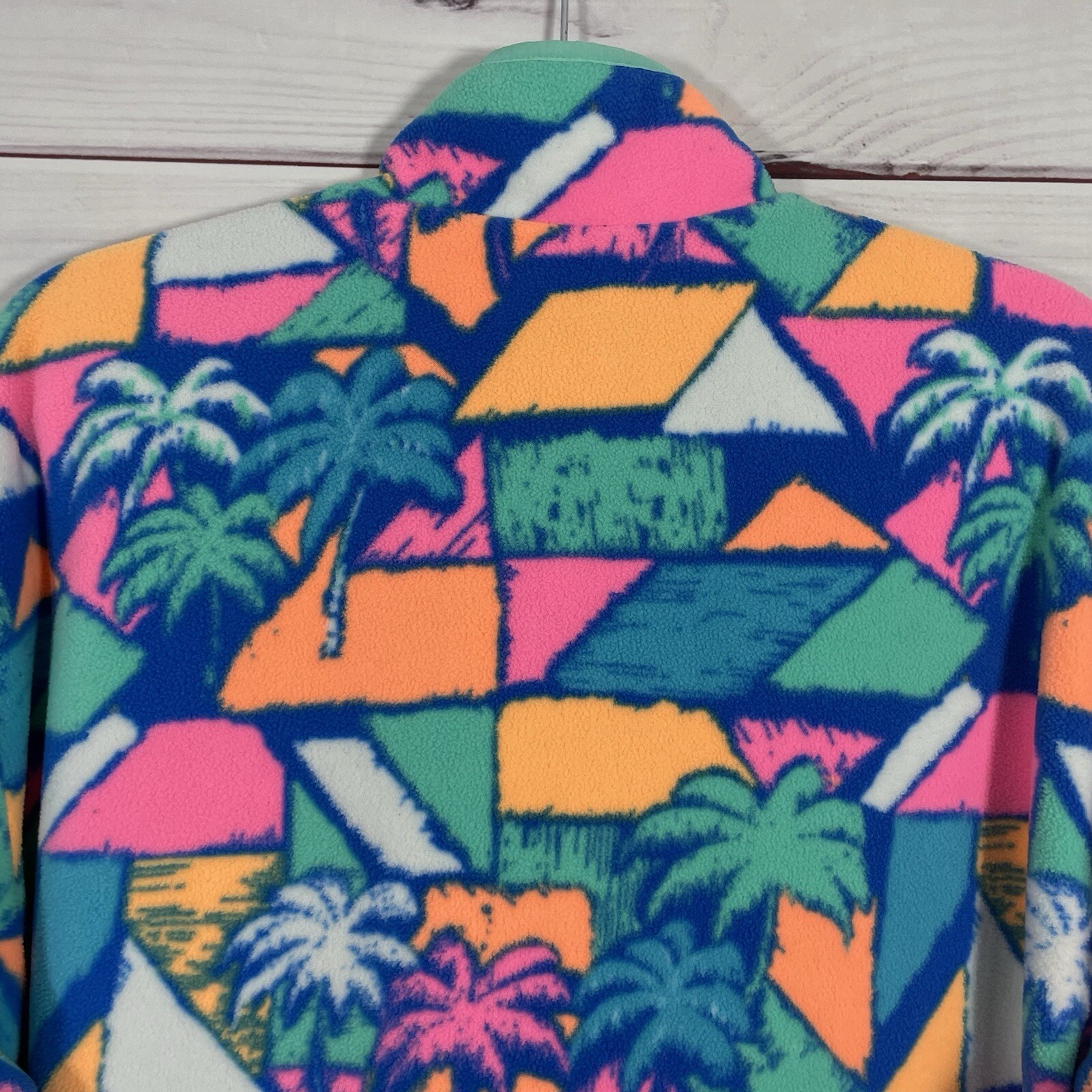 Chubbies Reversable Jacket Pullover 1/2 Zip Snap … - image 13