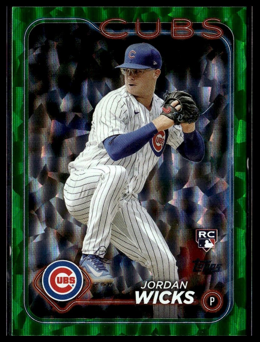2024 Topps 613 Jordan Wicks Chicago Cubs RC Green Foil 205/499