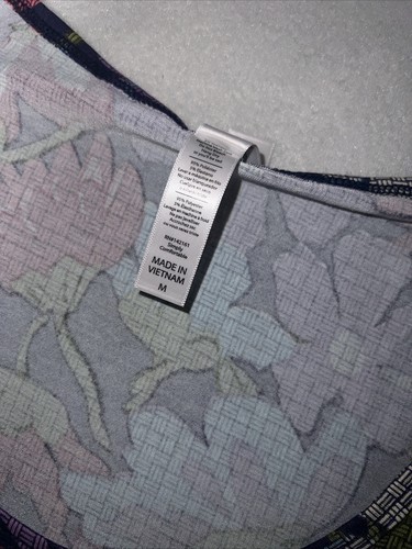 Lularoe Perfect T Full Tunic Shirt Medium 12/14 Purple Blue Pansy Peony Floral - Picture 11 of 12
