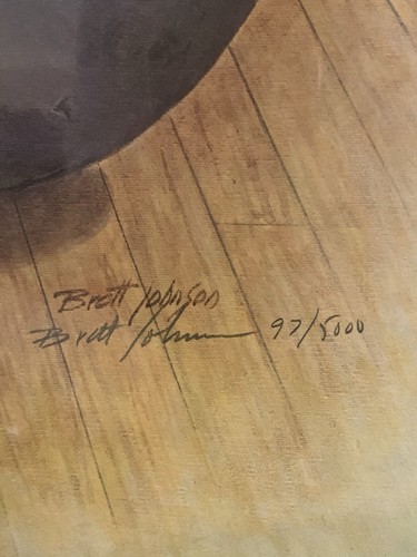 BRETT JOHNSON 1979 Limited Edition Print "Spares And Strikes Forever" #97/5000 - Picture 18 of 18