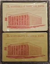 1970s Scottsbluff National Bank Redislip Playing Cards, Scottsbluff, Nebraska