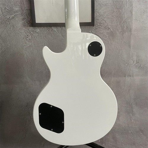 Chitarra elettrica personalizzata White Snow Buckethead manopola rossa corpo solido hardware cromato - Foto 6 di 8