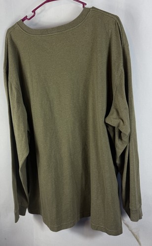 T-shirt Carhartt originale fit verde manica lunga taglia 2X - Foto 6 di 6