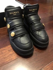 NEW Puma Balmain Cara Delevingne Black DEVA Straps Sneakers Boots Women’s 8