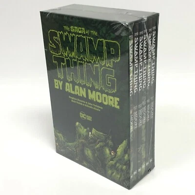 Saga of Swamp Thing Box Set Alan Moore New DC Comics Black Label Slipcase TPBs