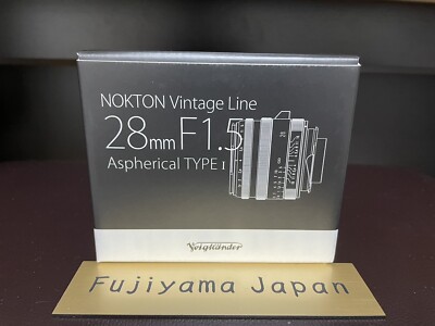 Voigtlander NOKTON Vintage Line 28mm F1.5 Aspherical Type I VM Mount Silver