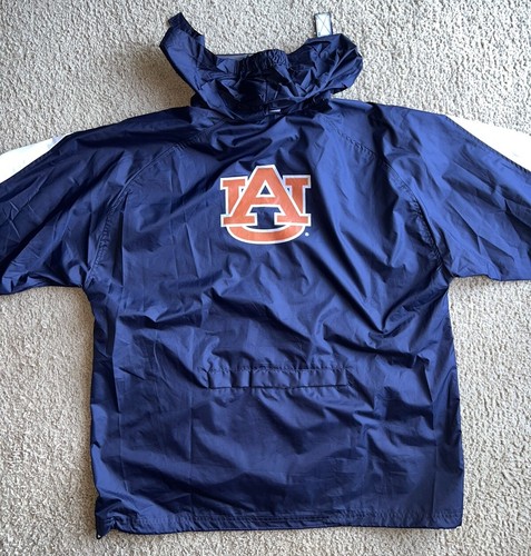 Vintage Auburn Tigers Genuine Stuff Pullover Size XL Jacket Windbreaker NCAA - Picture 3 of 5