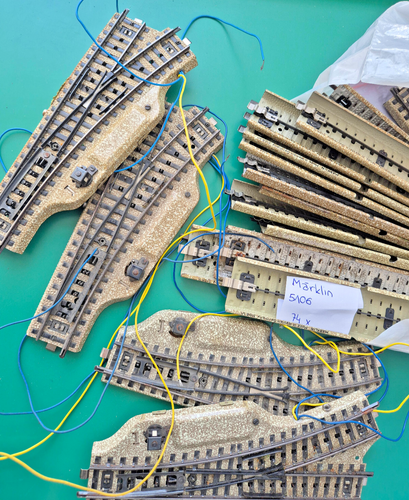 Märklin H0 Konvolut 5106 5118 5204 ...Gleis Zubehör ohne OVP/2509-04