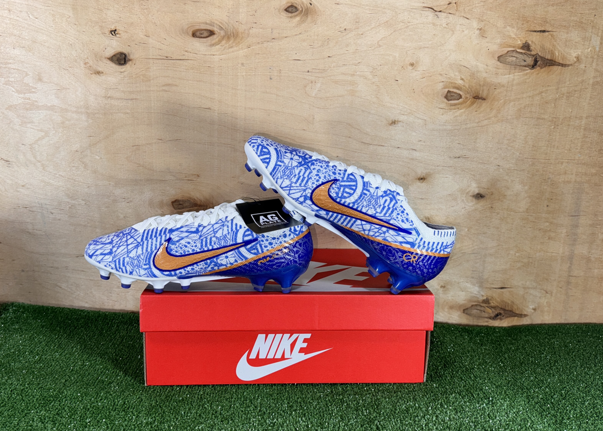 Nike AIR Zoom Mercurial Vapor 15 AG CR7 Elite Blue boots Cleats