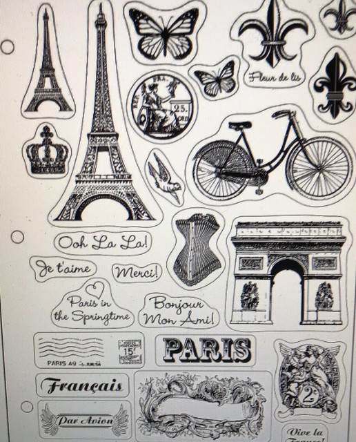 French Paris France Rubber Stamps eBay