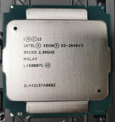 Intel XEON E5-2699V3 CPU Socket LGA2011-3 compatiabe with X99 motherboard